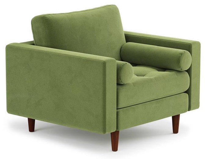Green chair and a half hot sale